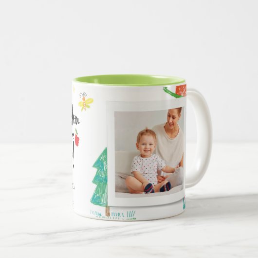 Vielen Dank für Ihr Interesse an einem Geschenk Zweifarbige Tasse (VorderseiteRechts)
