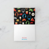 Vielen Dank für Ihr Interesse an Gamer Video Game Dankeskarte (Innenseite)