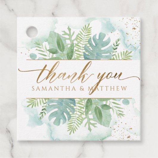 Vielen Dank für Ihr Interesse an Grün, Blau und Gr Geschenkanhänger (Vorderseite)