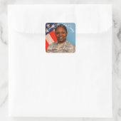 Vielen Dank für Ihr Interesse an Patrice's Rente P Quadratischer Aufkleber (Tasche)