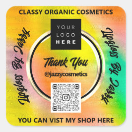 Vielen Dank für Ihr Interesse an QR-Logos Quadratischer Aufkleber