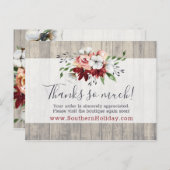 Vielen Dank für Ihr Interesse an rustikalem Holz u Postkarte (Vorne/Hinten)