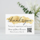 Vielen Dank für Ihr Interesse an Small Business Go Begleitkarte (Stehend Vorderseite)