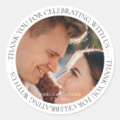 Vielen Dank für Ihr Interesse an unserem Foto Gunn Runder Aufkleber (Vorderseite)