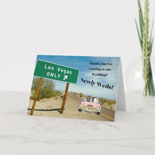 Vielen Dank für Ihr Interesse an unserer Hochzeit Dankeskarte (Vorderseite)