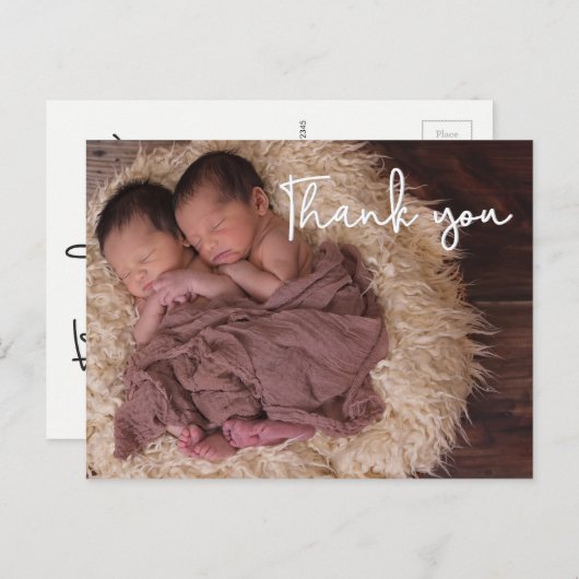 Vielen Dank für Ihr Interesse an Zwin Baby Birth A Postkarte (Vorne/Hinten)