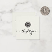 Vielen Dank für Ihr Interesse Mitteilungskarte (Vorderseite/Rückseite Beispiel)