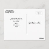 Vielen Dank für Ihr Interesse Postkarte (Rückseite)