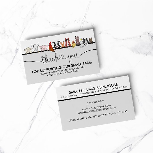 Vielen Dank für Ihr Interesse Visitenkarte