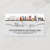 Vielen Dank für Ihr Interesse Visitenkarte (Vorderseite)