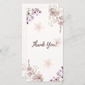 Vielen Dank für Ihr Kartendesign Dankeskarte (Vorne/Hinten)