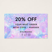 Vielen Dank für Ihr Kauf Imitate Glitzer opal (Rückseite)