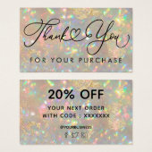 Vielen Dank für Ihr Kaufopal (Vorne & Hinten)