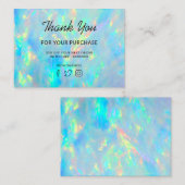 Vielen Dank für Ihr Kaufopal Visitenkarte (Vorne/Hinten)