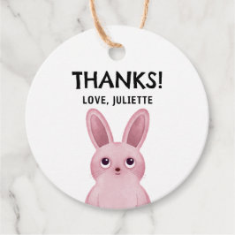 Vielen Dank für Ihr Kennzeichen mit Pink Baby Hunn Geschenkanhänger