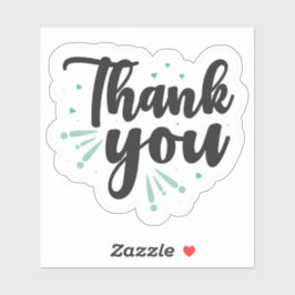 Vielen Dank für Ihr kleines Business-Paket Aufkleber