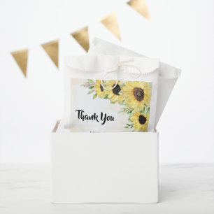 Vielen Dank für Ihr Kommen Sunflowers Gastgeschenk Geschenktütchen