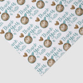 Vielen Dank für Ihr letztes Zettel Seidenpapier (Ausschnitt)