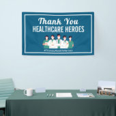 Vielen Dank für Ihr medizinisches Fachpersonal Banner (Messeveranstaltung)