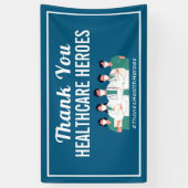 Vielen Dank für Ihr medizinisches Fachpersonal Banner (Vertikal)