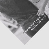 Vielen Dank für Ihr Message Wedding Foto Tissue Pa Seidenpapier (Ausschnitt)