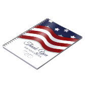 Vielen Dank für Ihr militärisches SpiralNotebook Notizblock (Linke Seite)