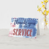 Vielen Dank für Ihr militärisches Vertrauen in den Karte (Gelbe Blume)