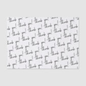 Vielen Dank für Ihr Minimalistisches Berufliches M Seidenpapier (Vorderseite)