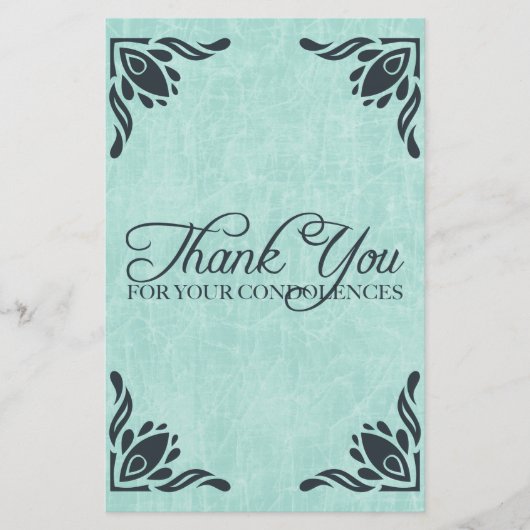 Vielen Dank für Ihr Mitgefühl (Vorderseite)