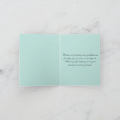 Vielen Dank für Ihr Mitgefühl Dankeskarte (Innenseite)