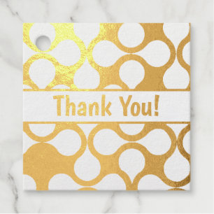 Vielen Dank für Ihr Personalisiertes Abstraktes We Geschenkanhänger
