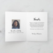 Vielen Dank für Ihr Referat Kawaii Coffee Cup Dankeskarte (Innenseite)