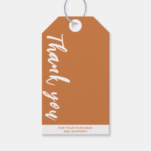 Vielen Dank für Ihr Script Cloud Price Business Lo Geschenkanhänger (Vorderseite)