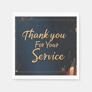 Vielen Dank für Ihr Service Paper Napkin Serviette