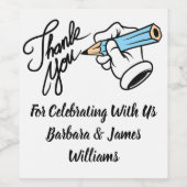 Vielen Dank für Ihr Set zum Thema Lebensmittel und Weinetikett (Einzelnes Label)