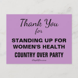 Vielen Dank für Ihr Stehendes Eintreten für die Ge Postkarte