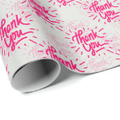 Vielen Dank für Ihr Textdesign Geschenkpapier (Rolleneckpunkt)