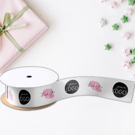 Vielen Dank für Ihr Unternehmen Logo Vorlage Custo Satinband