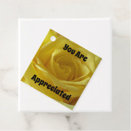 Vielen Dank für Ihr Verständnis für die hellgelbe  Geschenkanhänger