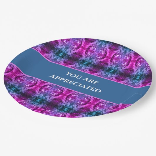 Vielen Dank für Ihr Verständnis. Pappteller (Schrägansicht)