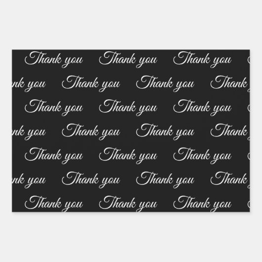 Vielen Dank für Ihr Wrapping-Papier  Geschenkpapier Set (Vorderseite 3)