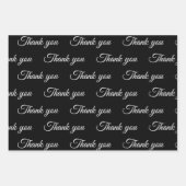 Vielen Dank für Ihr Wrapping-Papier  Geschenkpapier Set (Vorderseite)