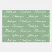 Vielen Dank für Ihr Wrapping-Papier Geschenkpapier Set (Vorderseite 3)