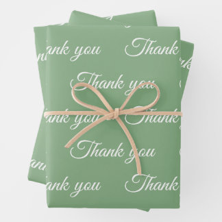 Vielen Dank für Ihr Wrapping-Papier Geschenkpapier Set