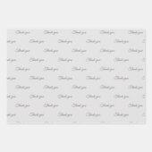 Vielen Dank für Ihr Wrapping-Papier  Geschenkpapier Set (Vorderseite)