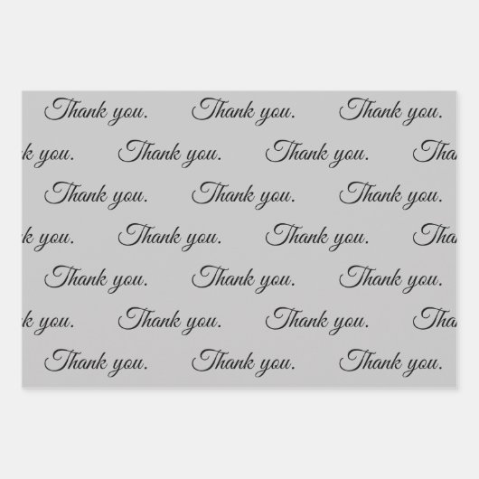 Vielen Dank für Ihr Wrapping-Papier Geschenkpapier Set (Vorderseite 2)