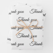 Vielen Dank für Ihr Wrapping-Papier Geschenkpapier Set (Beispiel)
