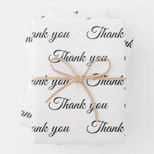 Vielen Dank für Ihr Wrapping-Papier Geschenkpapier Set