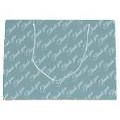 Vielen Dank für Ihr Wrapping-Papier Große Geschenktüte (Vorderseite)