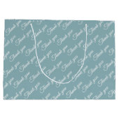 Vielen Dank für Ihr Wrapping-Papier Große Geschenktüte (Rückseite)